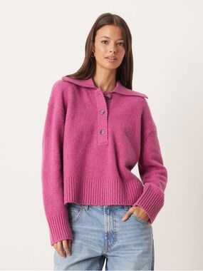 NWT Free People Trading Up Polo Sweater